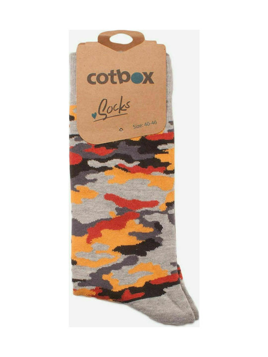 MEN'S SOCKS COTBOX ARMY COLOURFUL CT15A ONE SIZE 40-46