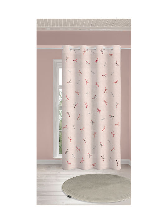 Saint Clair Kids Grommet Top Curtain Grace Pink 1752030120001 160x240cm