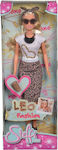 Simba Steffi Fashionable Leopard Doll for 3++ Years 29cm.