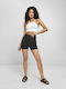Women's Legging Shorts High Waisted Black