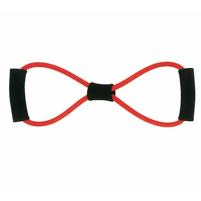 Liga Sport EBL Figure 8 Resistance Band with Handles Red