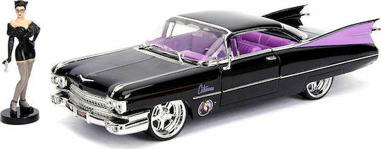 Jada Toys DC Comics: Catwoman Comics Bombshells - Catwoman Cadillac Coupe Deville 1959 Превозно Средство Реплика в Мащаб 1:24