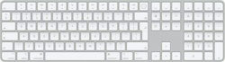 Apple Magic Keyboard With Numeric Keypad Fără fir Bluetooth Doar tastatura UK Argint