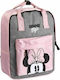 Cerda Minnie Style Schulranzen Rucksack Grundschule Rosa mit Flaschenhalter