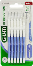 GUM Bi-Direction Μεσοδόντια Βουρτσάκια 0.6mm 6τμχ GUM Bi-Direction Μεσοδόντια Βουρτσάκια 0.6mm 6τμχ