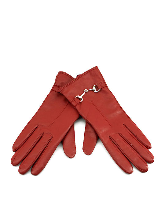 Δερμάτινα γάντια Coveri Collection (CO148518RE) ΚΟΚΚΙΝΟ