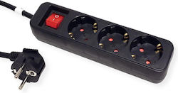 Roline Power Strip 3 Sockets with 1.5m Cable Roline Power Strip 3 Sockets with 1.5m Cable