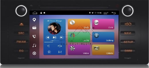 LM Digital Car Audio System for BMW X5 / Series 5 / Series 5 (E39) 1998-2005 (Bluetooth/USB/WiFi/GPS) with Touch Screen 7"