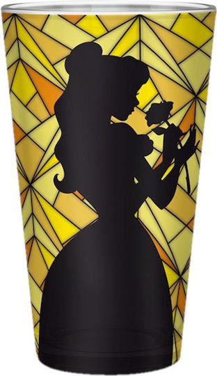 Abysse Glass Water made of Glass in Yellow Color 400ml ABYVER162 1pcs