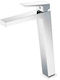 Imex Art Mixing Tall Sink Faucet Silver