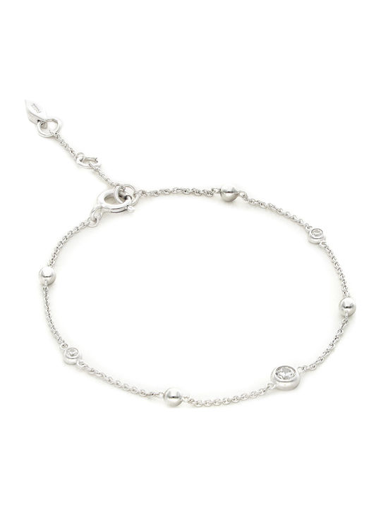 Fossil Glitz By The Yard Women's Bracelet Chain made of Silver