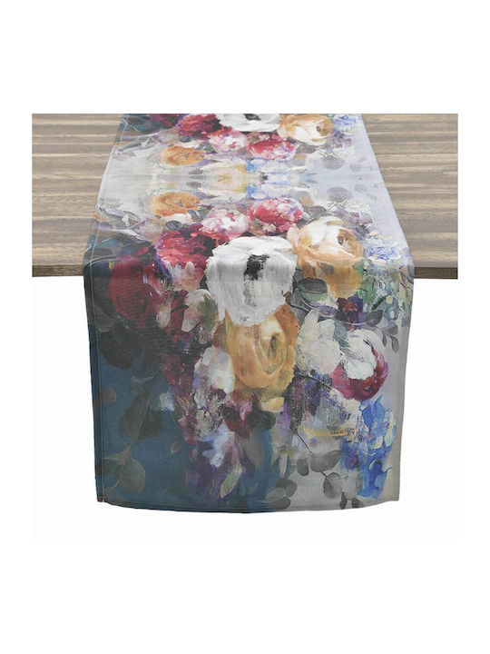 Inart Runner flori Multicolor 40x140cm