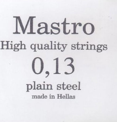 Mastro Μονή Steel Χορδή 13" για Μπουζούκι Singles A (La)
