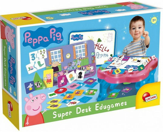 Παιδικό Θρανίο για Ζωγραφική Peppa Pig από Πλαστικό Lisciani Giochi