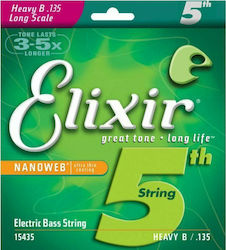 Elixir Nanoweb Basssaiten Einzelstück Nickel Plated Steel 135 Heavy Elixir Nanoweb Basssaiten Einzelstück Nickel Plated Steel 135 Heavy