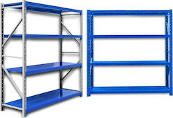 Dexion Regal 200x60x200cm mit 4 Regalen Gesamtb...