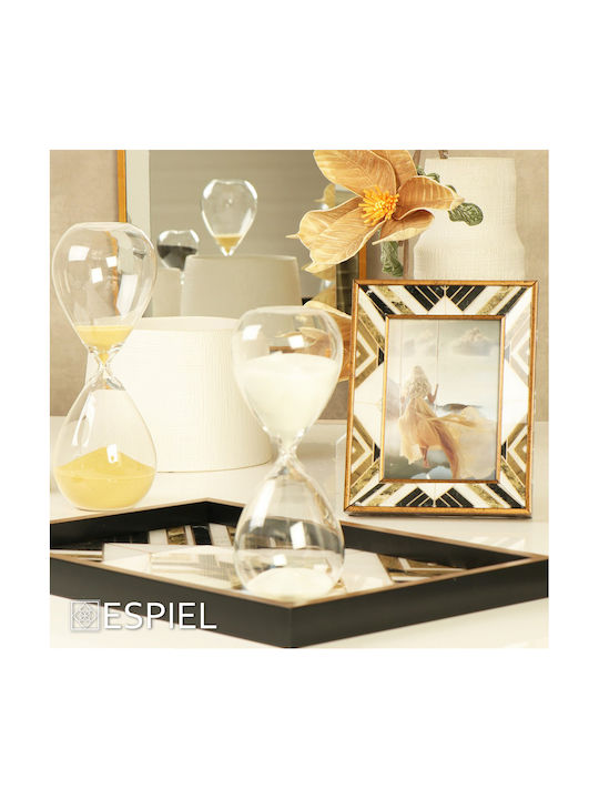 Espiel Wall Mirror with Gold Antique Plastic Fr...