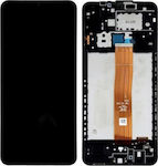 Samsung Οθόνη με Μηχανισμό Αφής και Πλαίσιο για Galaxy A12 Nacho A127F (Μαύρο)