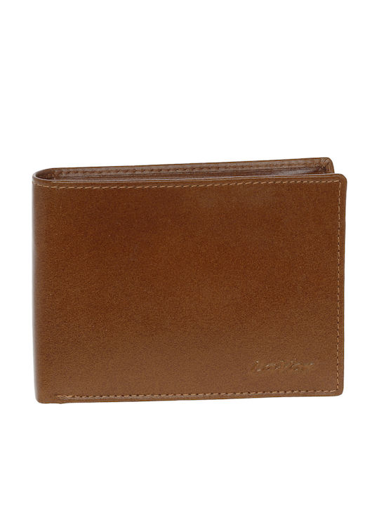 Δερμάτινο Ανδρικό Πορτοφόλι με RFID Cognac