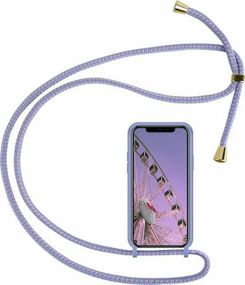 Forcell Cord Coperta din spate Silicon cu curea Violet (Redmi Note 9S / 9 Pro / 9 Pro Max - Redmi Note 9S / 9 Pro / 9 Pro Max)