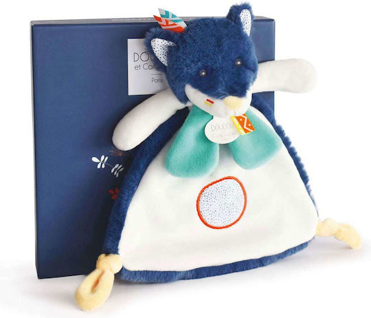 Doudou et Compagnie Пелена за бебе Tiwipi Loup Bleu Blue