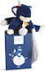 Doudou et Compagnie Babytuch Tiwipi Loup Blue