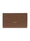 Lavor Large Leather Women's Wallet with RFID Brown