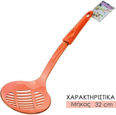 Shallow Plastic Colander Kitchen Spoon Orange