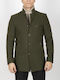 Tresor Men's Half Coat Khaki