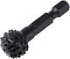 Wolfcraft Spherical Drill Rasp Φ15mm Cutter Bit for Metal \ Wood \ Plastic 15mm x 41mm x 6.35mm