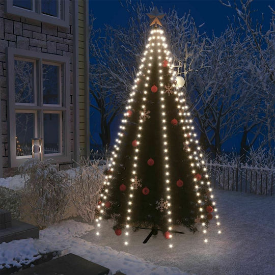 250 Светлини LED 5m. x 250бр Хладен бял тип Октопод 1бр