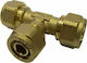 Pipe Tee Brass 2" Ø16mm 64082