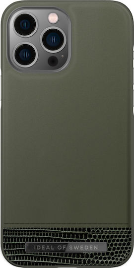 iDeal Of Sweden Atelier Back Cover Piele artificială Metal Woods (iPhone 13 Pro Max)