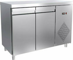 Dominox Gewerbliche Kühltheke mit 2 Türen L153 x B70 x H86cm. Dominox Gewerbliche Kühltheke mit 2 Türen L153 x B70 x H86cm.