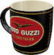 Nostalgic Art Moto Guzzi Keramiktasse in Verschiedene Designs Schwarz (Verschiedene Designs)