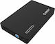 Orico Hard Drive Case 3.5" SATA III with connection USB 3.0 in Schwarz color