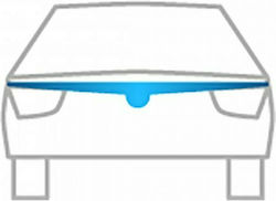 Heko Set of Windbreakers Car Hood for Fiat Uno 1pcs