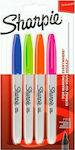 Sharpie Permanent Fine Permanent Markers Multicolour 4pcs