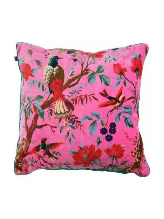 Synchronia Sofa Cushion from Velvet Fuchsia 45x45cm.