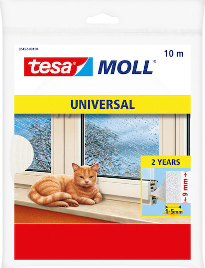 Tesa Foam Self-Adhesive Tape Draft Stopper Window in White Color 10mx0.9cm