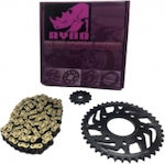 Ryno Kit lanț și pinion (15-37-428H) pentru Yamaha Crypton-X 135 112L