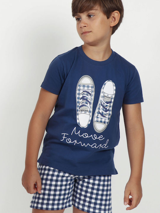 Admas Pijama pentru copii De vară Albastru