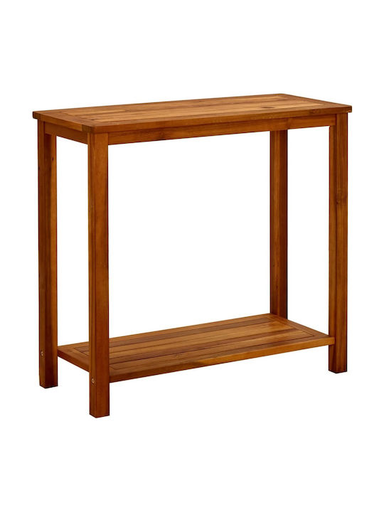 Solid Wood Console Table L80xW35xH75cm