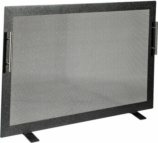 Viometal LTD 570 Toulouse Metallic Fireplace Screen 80x53cm Black