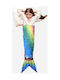 Beauty Home Mermaid Multicolour Kids Blanket 50x120cm 6220KB