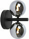 Lucide Lightning Tycho Modern Lumină de Perete cu Soclu G9 Negru 24.5cm