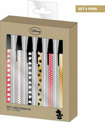 Disney Minnie Ballpoint Pens Multicolour Set 6 Pieces Disney Minnie Ballpoint Pens Multicolour Set 6 Pieces