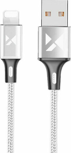 Wozinsky Geflochten USB-A zu Lightning Kabel Weiß 1m (WUC-L1W)
