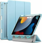 ESR Rebound Hybrid Flip Cover Synthetic Leather / Plastic Frosted Blue (iPad 2019/2020/2021 10.2'') 294305