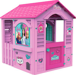 Kunststoff Kinder Spielhaus Garten Barbie Rosa 84x103x104cm
